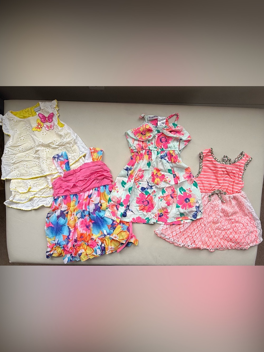 Bundle of 4 dresses size 24 months